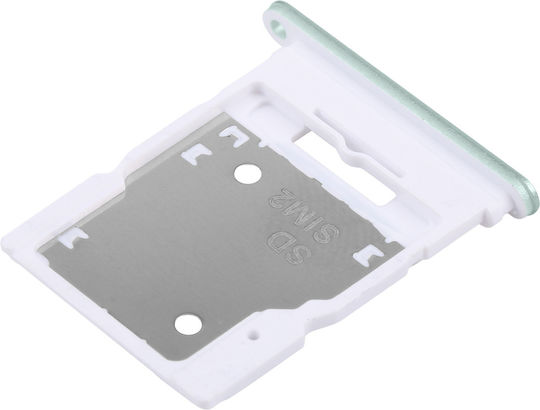 Clappio Sim Tray Kompatibel mit Redmi Note 14 5G Hybrid Nano Sim Micro SD Kartenhalter Grün