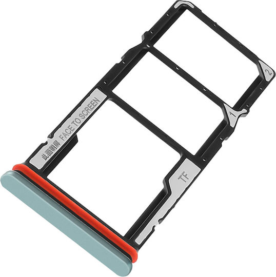 Tavă Sim Card Compatibilă Redmi 15c Poco C85 Dual Nano Sim + Micro-sd Card Verde