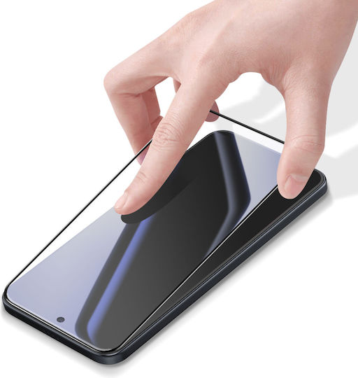 Avizar Tempered Glass Honor Magic 8 Lite Anti-scratch Shock Protection Transparent Black