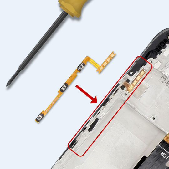 Clappio Power Volume Flex Cable Compatible Redmi 15c Poco C85 4g Gold