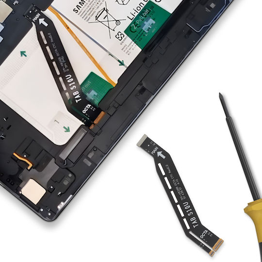 Cablu Flex Placă De Bază Clappio Samsung Galaxy Tab S10 Ultra Conector Principal Negru