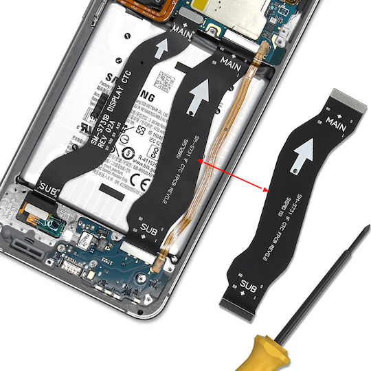 Samsung Motherboard Flex Cable Galaxy S22 Service Pack Black