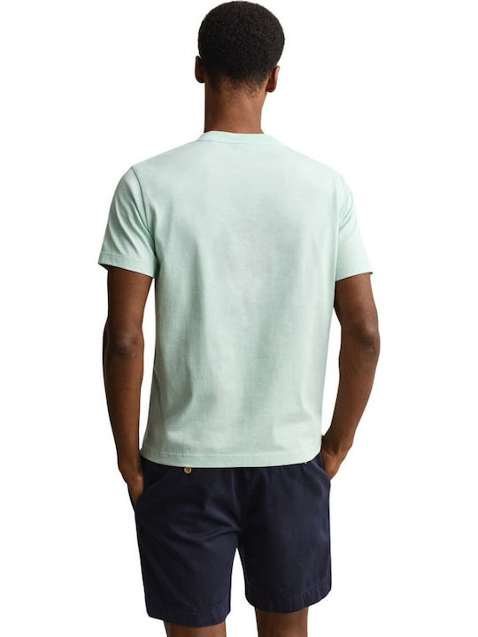 Gant T-shirt Τιρκουαζ - Πράσινο