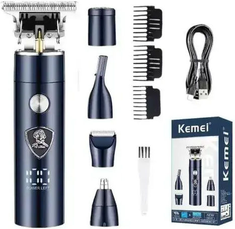 Kemei KM-257 Ξυριστική Μηχανή Προσώπου Επαναφορτιζόμενη