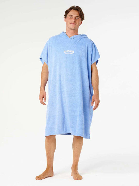 Rip Curl Hooded Beach Poncho Blue