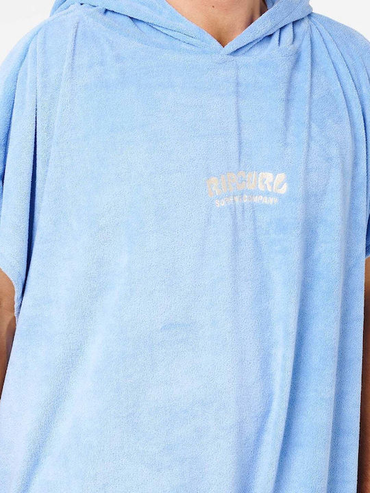 Rip Curl Hooded Beach Poncho Blue