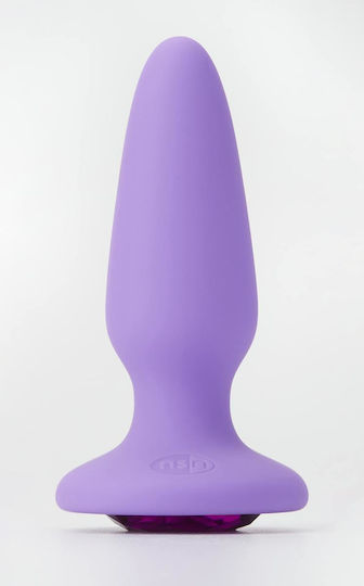 Ns Novelties Glams Gem Anal Plug Purple 7.9cm