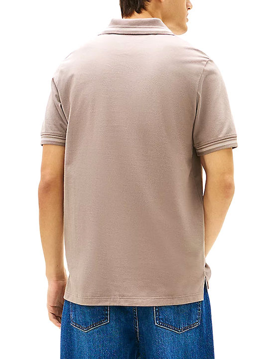 Tommy Hilfiger Polo T-Shirt Braun Tommy Hilfiger Polo T-Shirt Braun