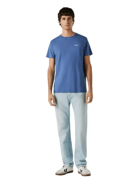 Original Basic T-shirt Μπλε Ουρανού