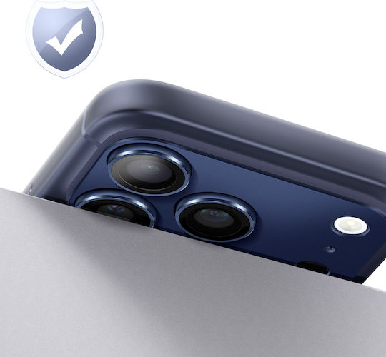 Протектор За Камера Avizar Iphone 17 Pro Моноблок Алуминиева Рамка Син