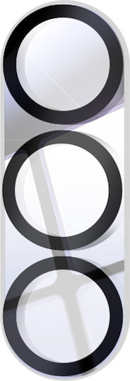Avizar Camera Lens Protector Galaxy S25 Fe In Tempered Glass Transparent Black
