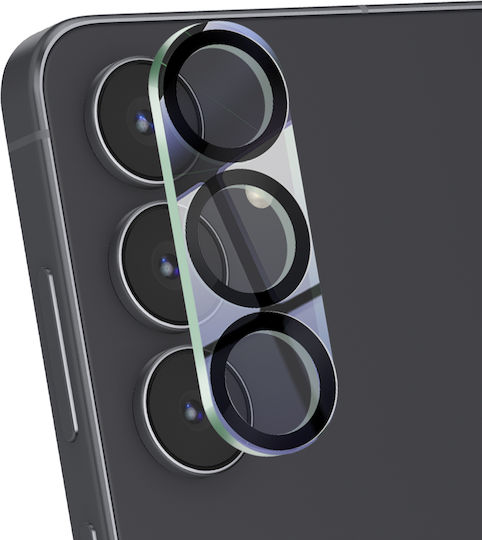 Avizar Camera Lens Protector Galaxy S25 Fe In Tempered Glass Transparent Black