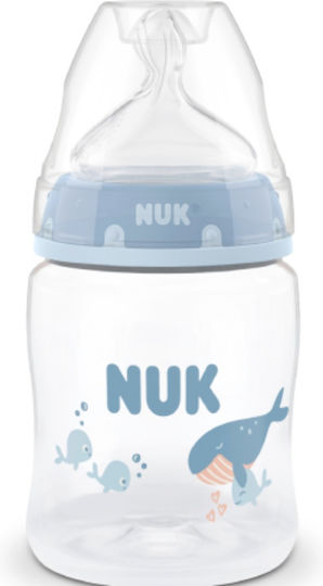 Nuk Πλαστικό Μπιμπερό First Choice Κατά των Κολικών με Θηλή Σιλικόνης για 0+ μηνών Μπλε 150ml