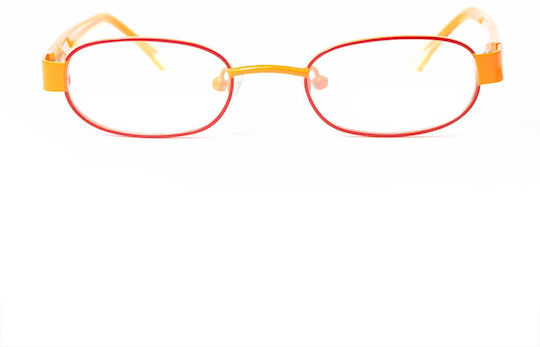 Mommy Kinder Metallisches Brillengestell Orange 3014C44218125