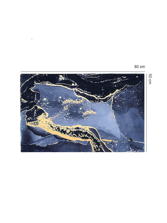 Rutschfestes Badematte ZD1BAT3QWSMAT02 Marineblau 80x50cm