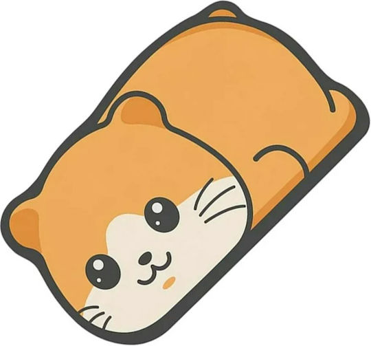 Antiderapant Covoare De Baie ZD1BAT3QWSHHAMSTER Portocaliu/Alb 60x40cm
