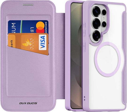 Dux Ducis Skin X Pro Series Magsafe Калъф Книга Лилав Samsung Galaxy S26 Ultra 5g