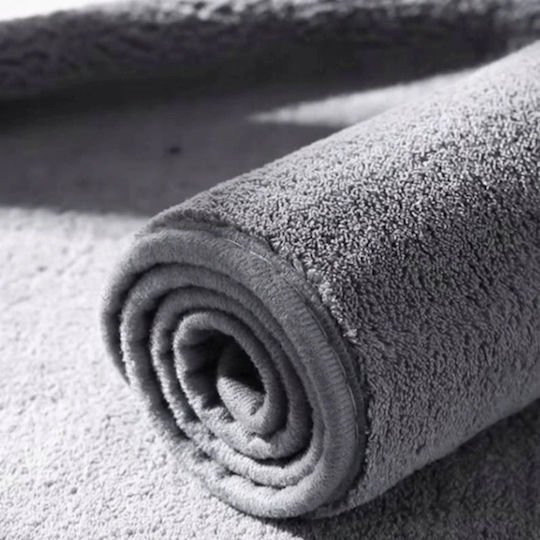 Lavetă Din Microfibră De Curățenie Uscare Lustruire Pentru Materiale Plastice Pentru Interior - Tabloul De Bord Mașină 400gsm Gri 30x30cm