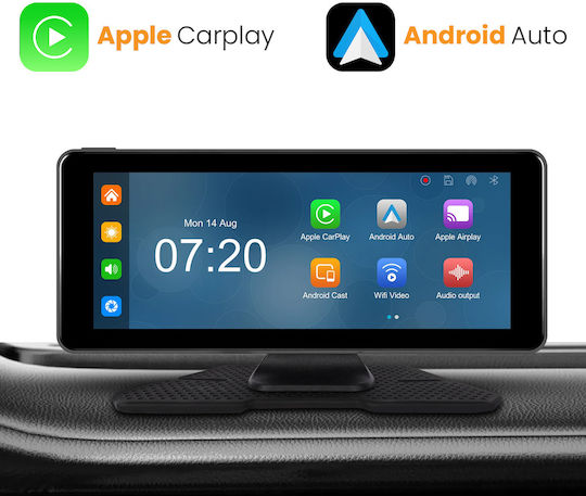 Avizar 6.86" Touchscreen Carplay Android Auto Rear View Camera Black
