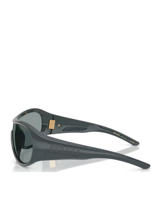 Miu Miu Unisex Γυαλιά Ηλίου με Γκρι Σκελετό και Γκρι Φακό