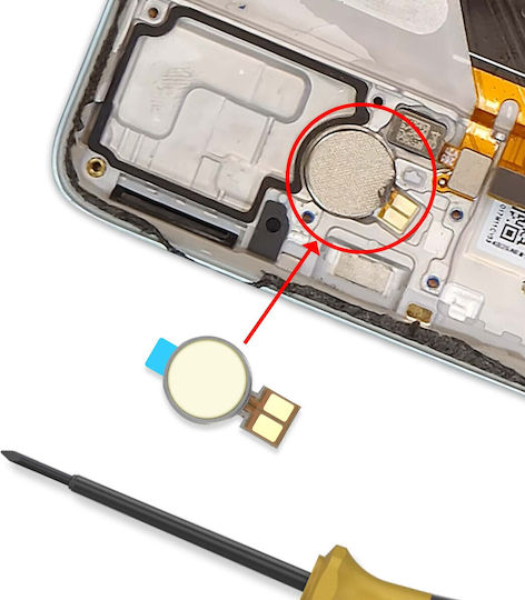 Clappio Mecanismul De Vibrații De Schimb Compatibil Redmi Note 14 5g Negru