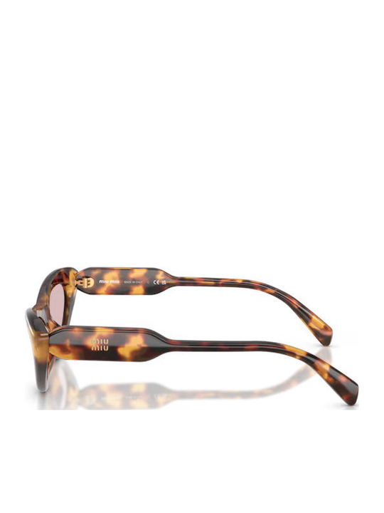 Miu Miu Unisex Ochelari De Soare Cu Ramă Maro Din Plastic