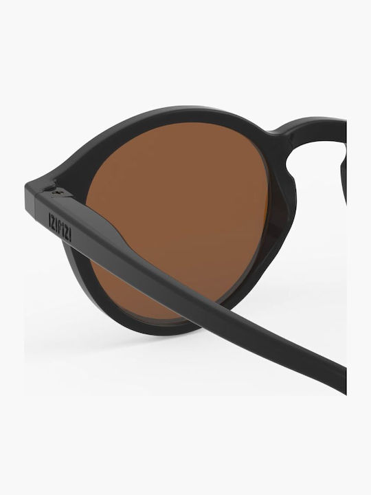 Izipizi #d Οβάλ Παιδικά Γυαλιά Ηλίου με Polarized Φακό Μαύρα για 3-5 Ετών