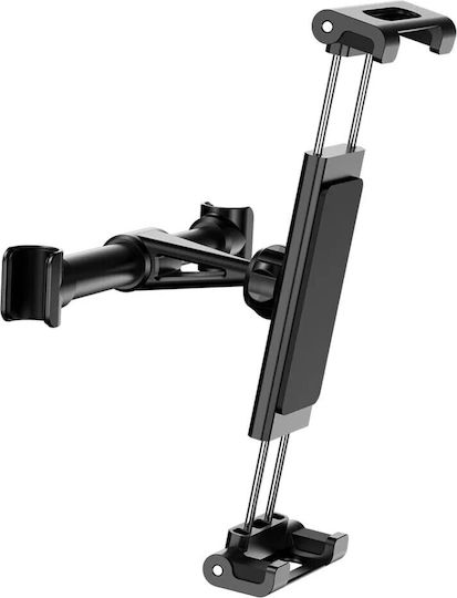 Suport Auto Pentru Telefon Mobil 4.7" - 12.9" Cu Cârlige Reglabile Negru