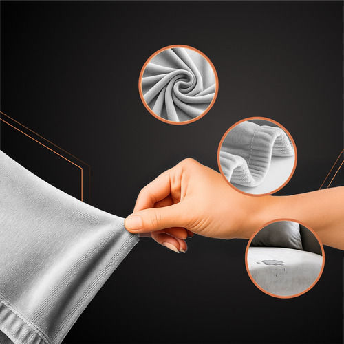 Wasserdichtes Elastisches Abdeckungsmaterial für Zweisitziges Sofa Hellgrau 185cm