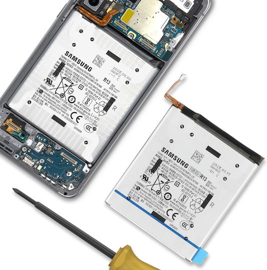 Samsung Original Galaxy S25 Fe 4900mAh Handy-Akku Verbindung Flex Kabel Service Pack Grau