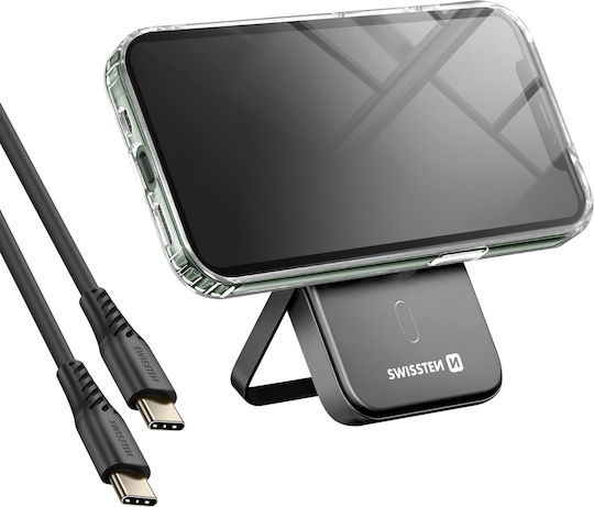 Swissten Magsafe Pack iPhone 11 Pro Dual-Material Hülle 5000 mAh Powerbank Transparente
