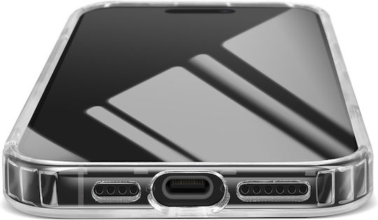 Swissten Magsafe Pack Iphone 16 Bi-material Case 5000 Mah Powerbank Transparent