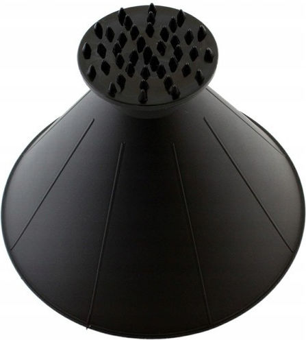 Răzuitor de Gheață Conic Zola Abs 14 Cm Diametru 10,6 Cm Înălțime Negru
