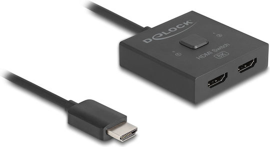 DeLock Кабел HDMI мъжки - HDMI мъжки Черен