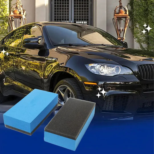 Aplicator Ceară Lustruire Protecție Ceramică Zola Burete Detailing 6.7 × 2.7 × 1.2 Cm Albastru Negru