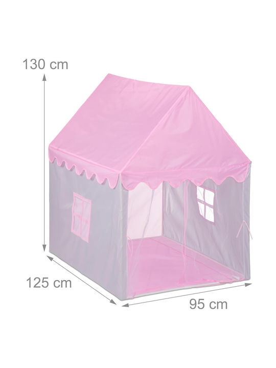 Kids Play Tent Little House Pink for 3 Years and Up