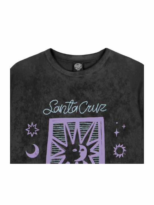Women's T-shirt Charcoal/Acid Wash