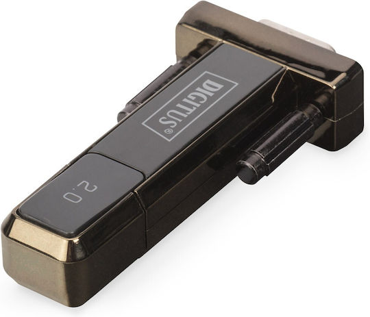 Digitus Usb Μετατροπέας Serial male σε Serial female 1τμχ
