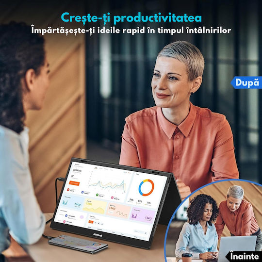 Qova Arzopa Z1 FC Dual IPS Monitor Portabil 15.6" FHD 1920x1080
