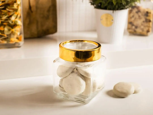 Altom Altom Glas-Mittagsbox Gold 500ml