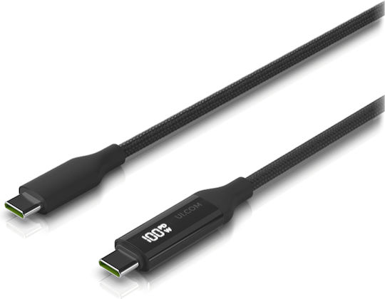 Ubiquiti Cablu USB 2.0 USB-C tată - USB-C 100W PD Negru 2 m UACC-Cable-USB-100W-2M-BK