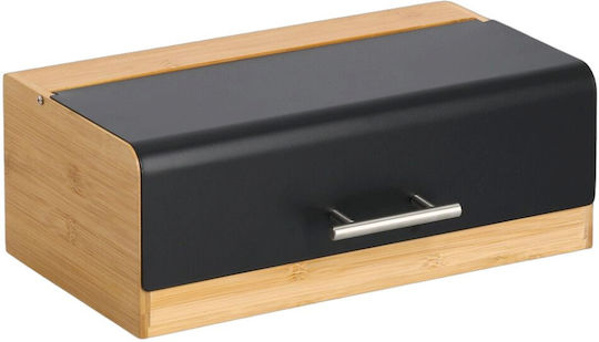 Zeller Brotkasten mit Deckel aus Bambus Braune 36x20x13cm
