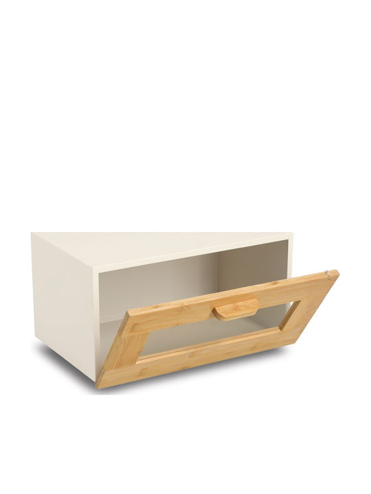 Zeller Brotkasten mit Deckel aus Bambus Beiges 36x23x20cm
