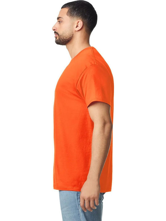 Gildan Мъжка Рекламна Тениска Къс Ръкав Orange