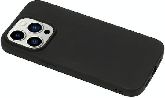 Матова Задна Корица Силикон Черна (iPhone 14 Pro Max)