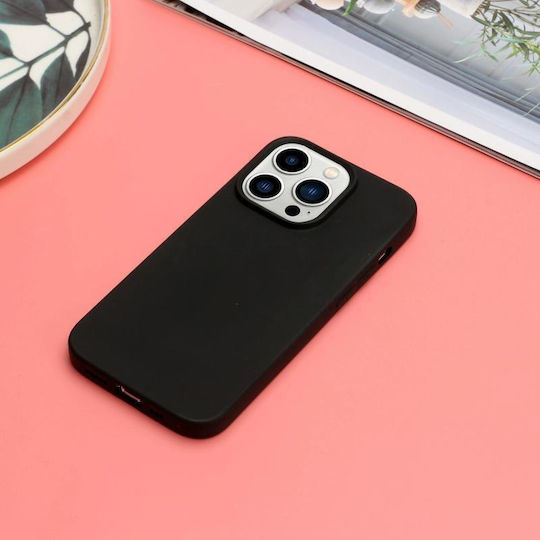 Матова Задна Корица Силикон Черна (iPhone 14 Pro Max)