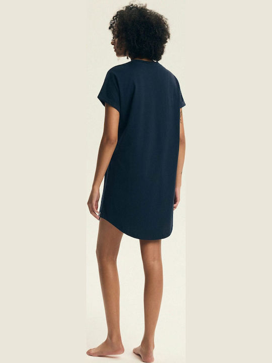 Henderson Henderson Sommer Damen Nachthemd Blau