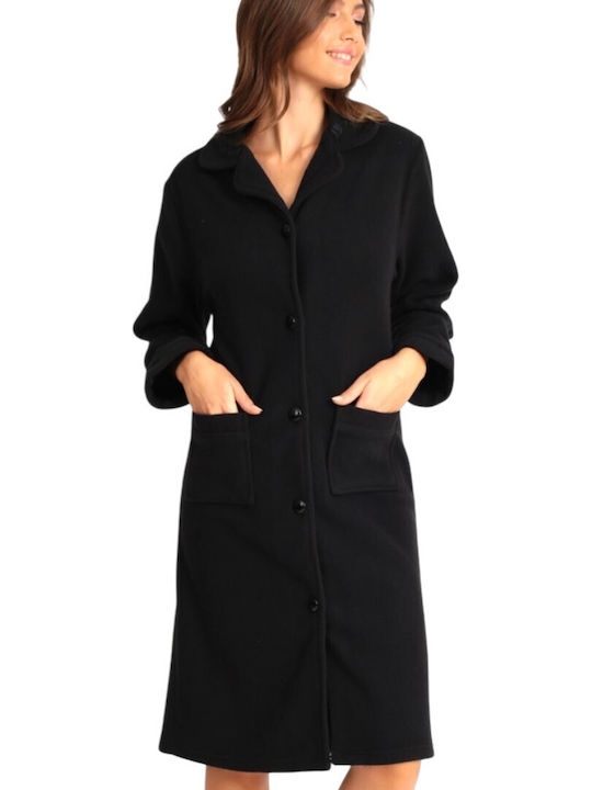 Lydia Creations Winter Damen-Robe Schwarz