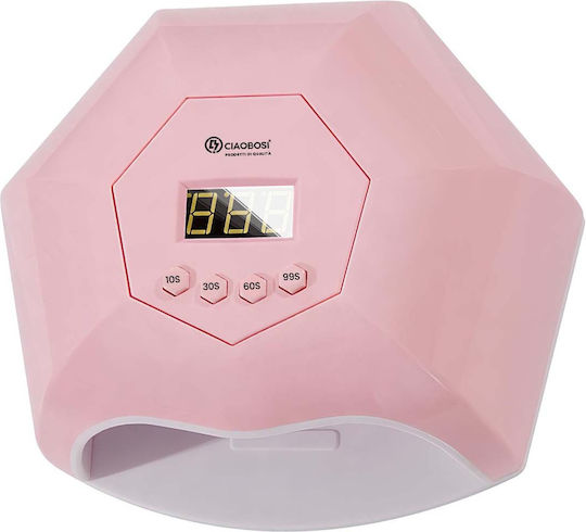 Avizar 20W UV Nagellack Aushärtungslampe 42 LEDs Digitalanzeige Weiß Rosa