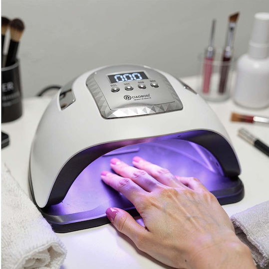 Avizar 20w Uv Led Manicure Lamp Nail Dryer Digital Display Timer White Black